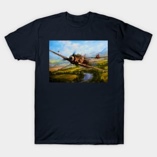 Bf109 Down T-Shirt